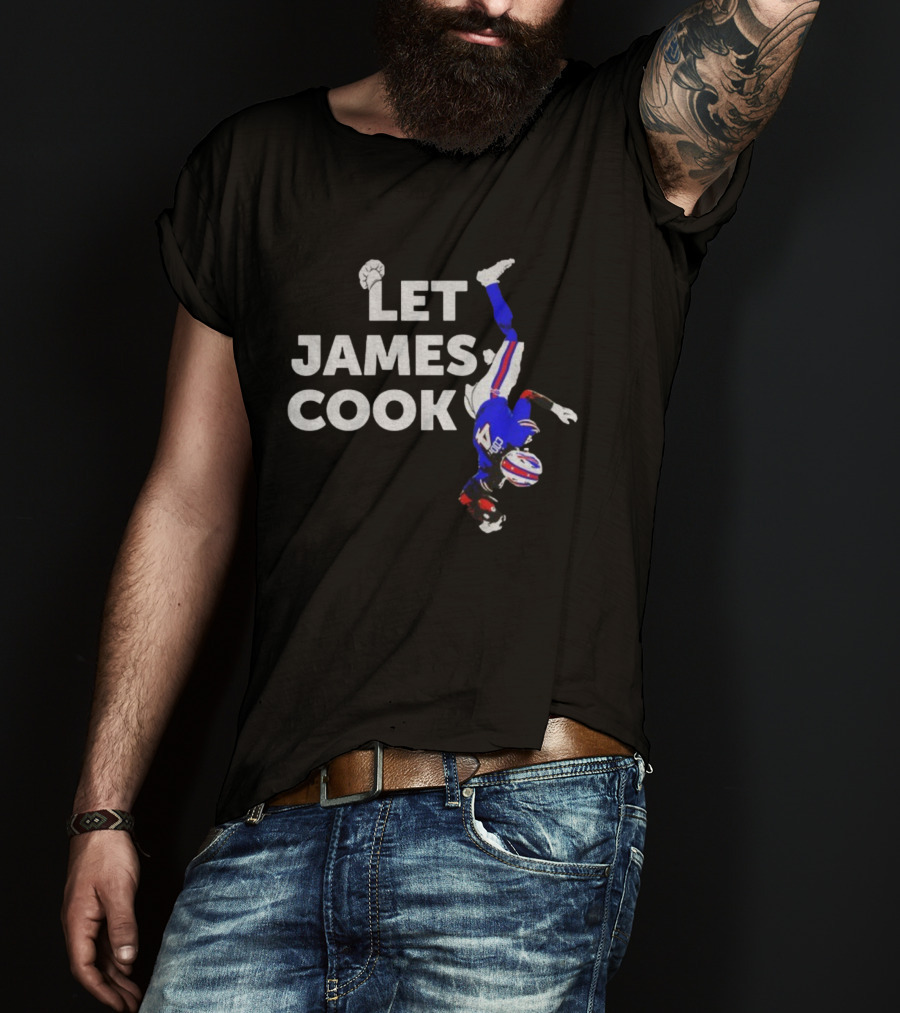 Let James Cook Football Buffalo Bills NFL Mafia Fan T-Shirt