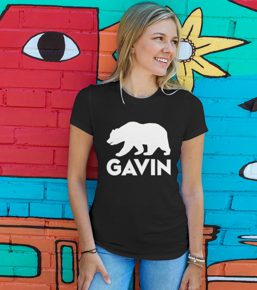 Gavin Newsom Bear California Symbol T-Shirt