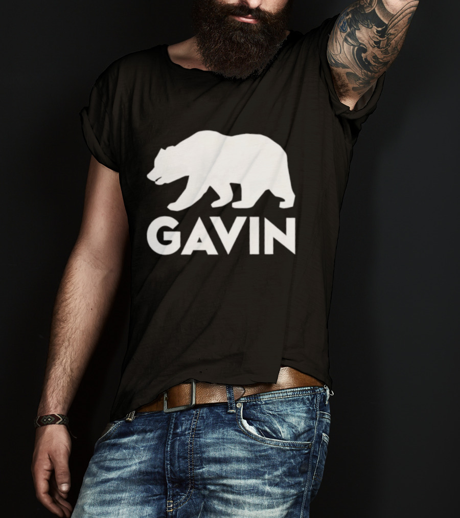 Gavin Newsom Bear California Symbol T-Shirt