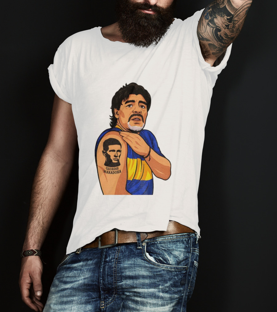 Elliot Anderson Geordie Maradona Tattoo Icon Illustration T-Shirt