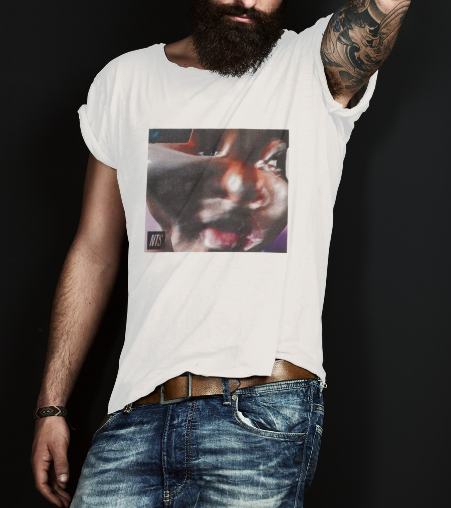 Frank Dorrey NTS Squish Face Distorted Portrait T-Shirt