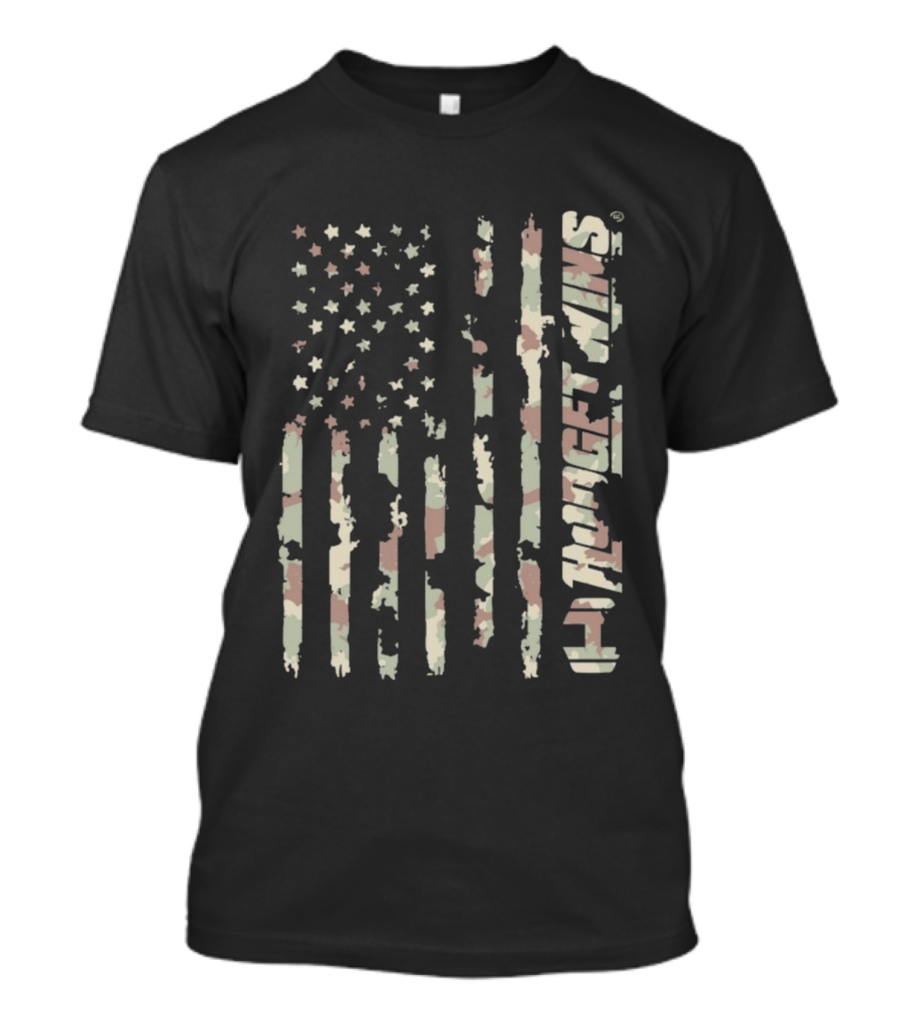 Camouflage Flag 9/11 Never Forget WMS T-Shirt