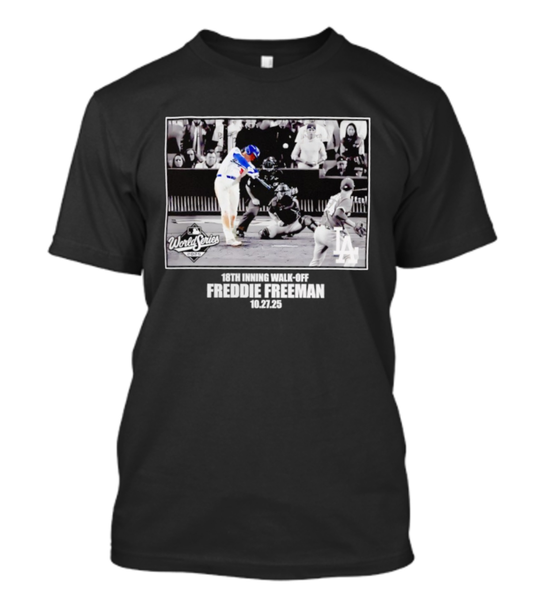 Freddie Freeman Los Angeles Dodgers 2025 World Series Moments T-Shirt