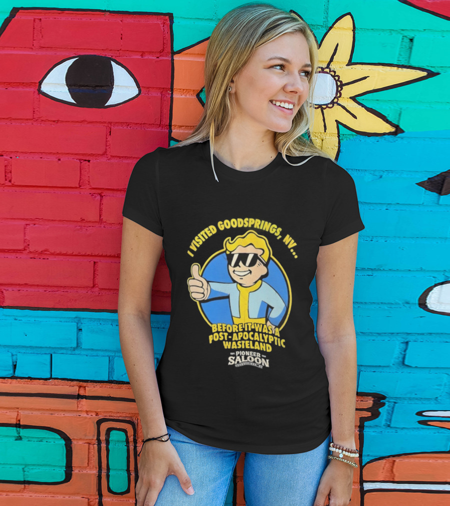 Vault Boy Thumbs Up Goodsprings NV Pre-Apocalypse Wasteland Explorer T-Shirt