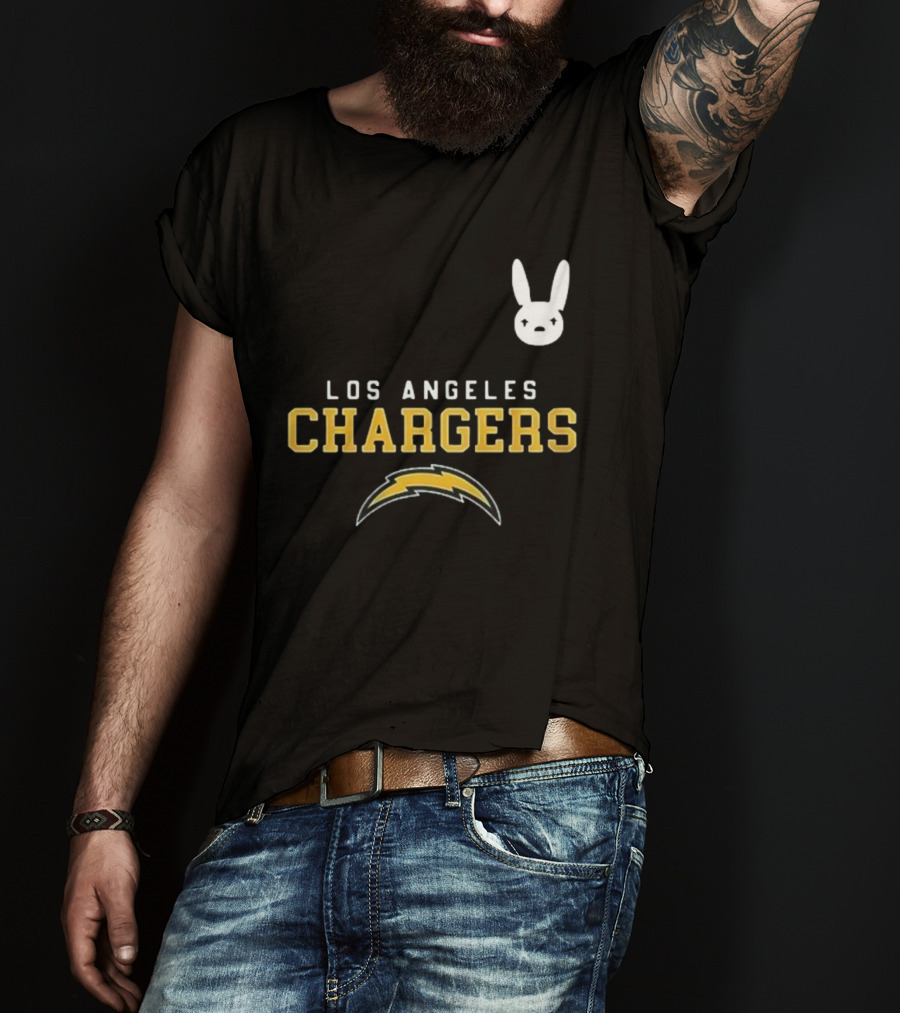 Los Angeles Chargers DTMF Bad Bunny Collaboration T-Shirt