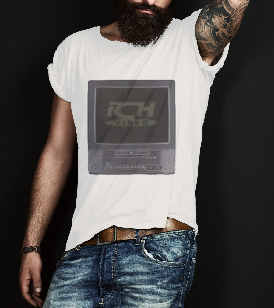 ICHpig Vintage TV Screen Iconic Design T-Shirt