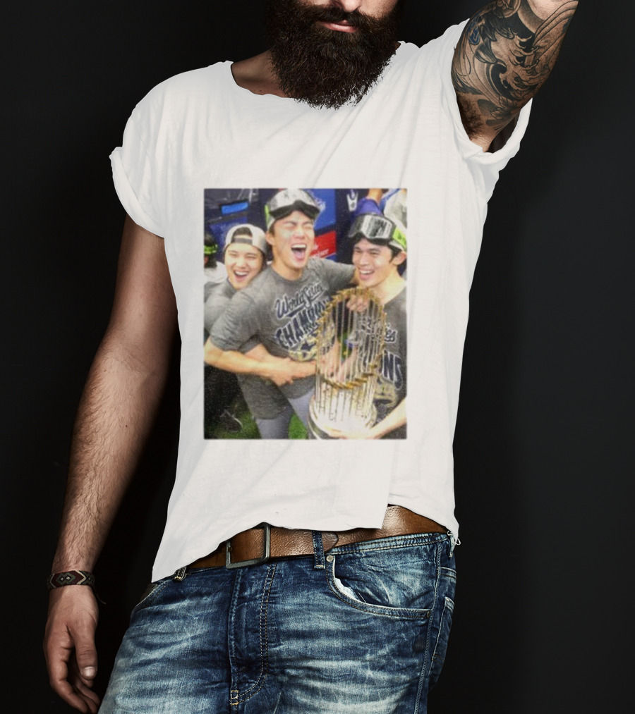 Los Angeles Dodgers World Series Champions 2025 Celebration Moment T-Shirt