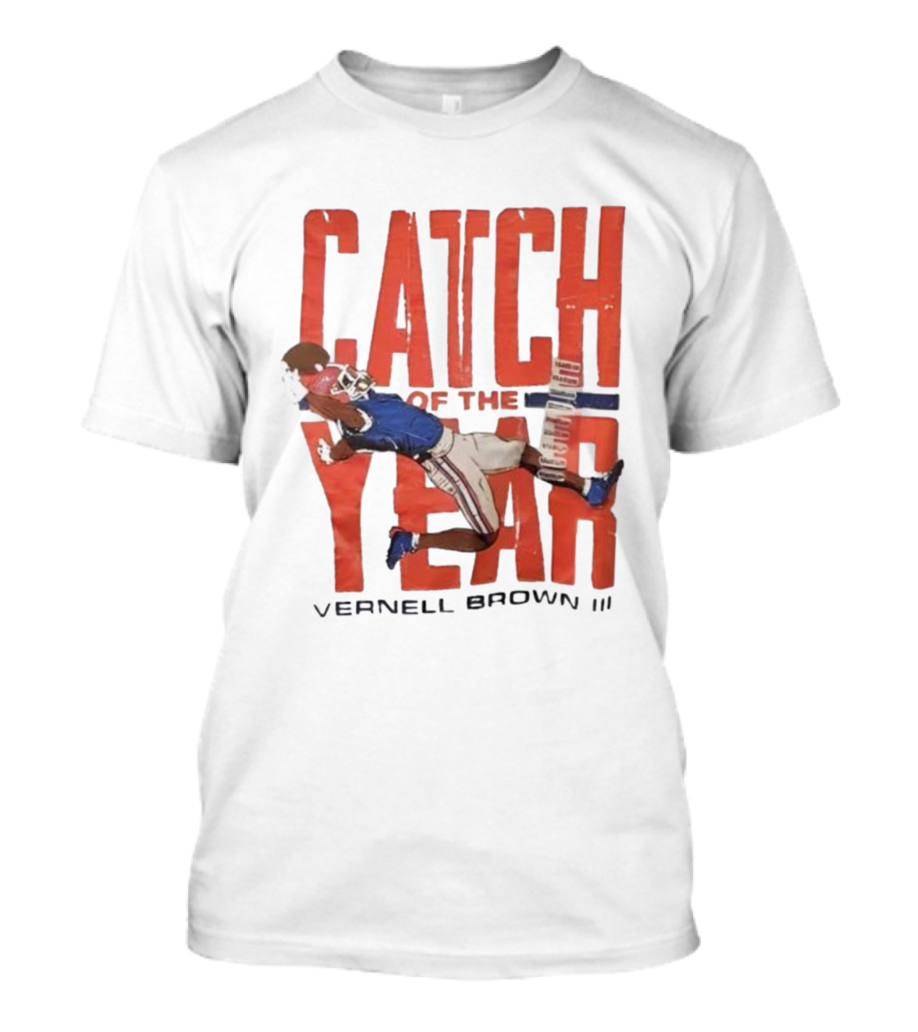 Vernell Brown III Catch Of The Year Football Action T-Shirt