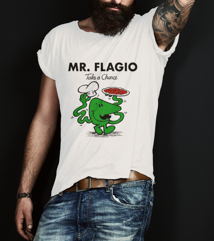 Mr. Flagio Take A Chance Chef Pizza T-Shirt