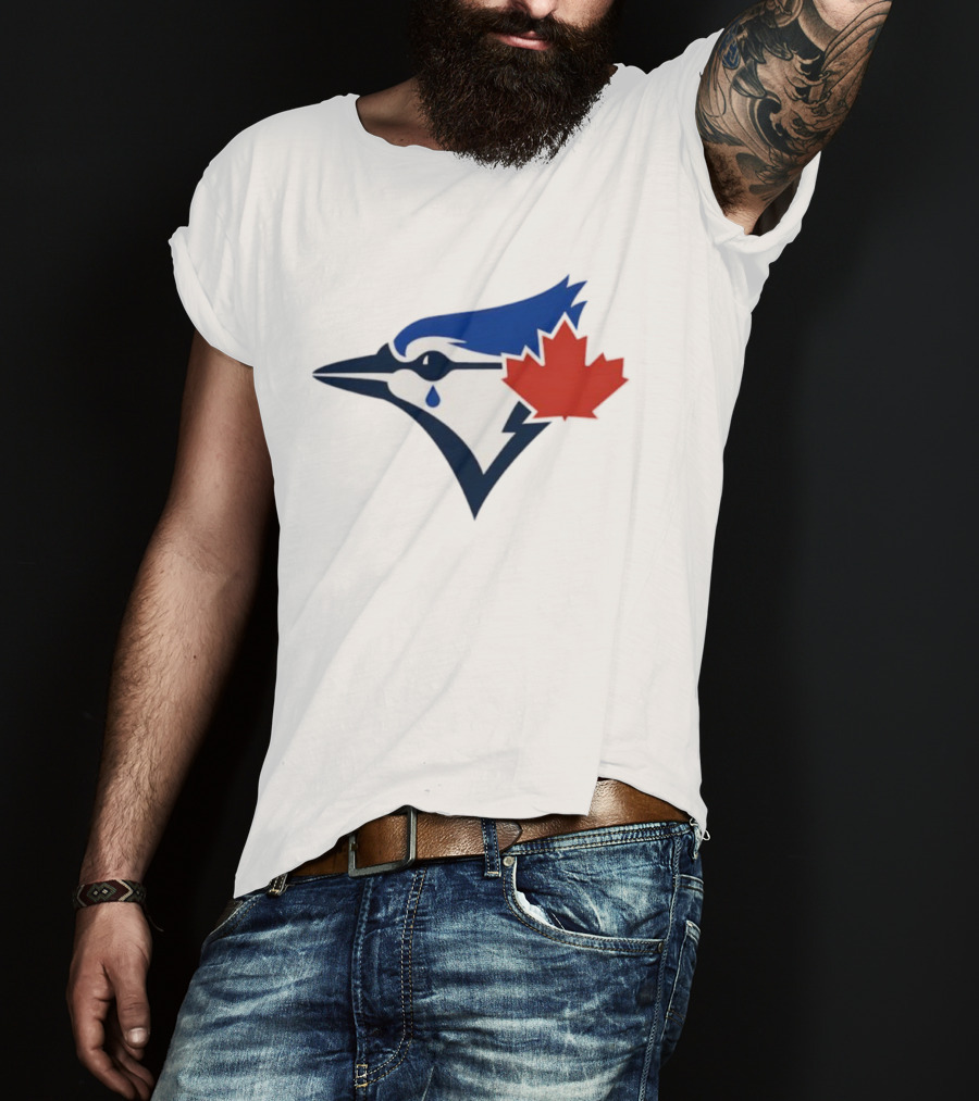 Toronto Blue Jays Maple Leaf Logo With Tear Drop T-Shirt