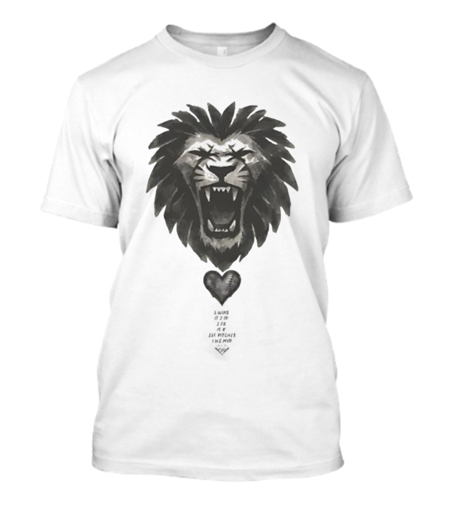 WS MVP Heart Of A Lion LA Baseball Collection T-Shirt