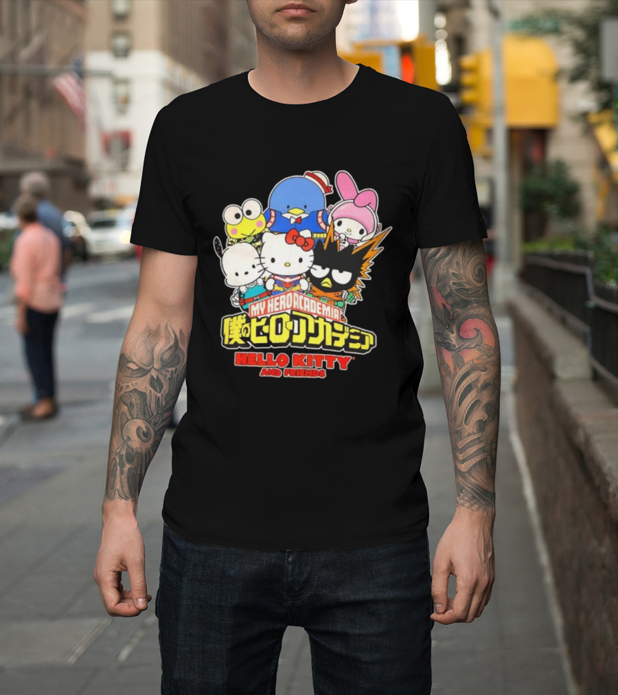 My Hero Academia Boku No Hiro Akademia Hello Kitty And Friends T-Shirt