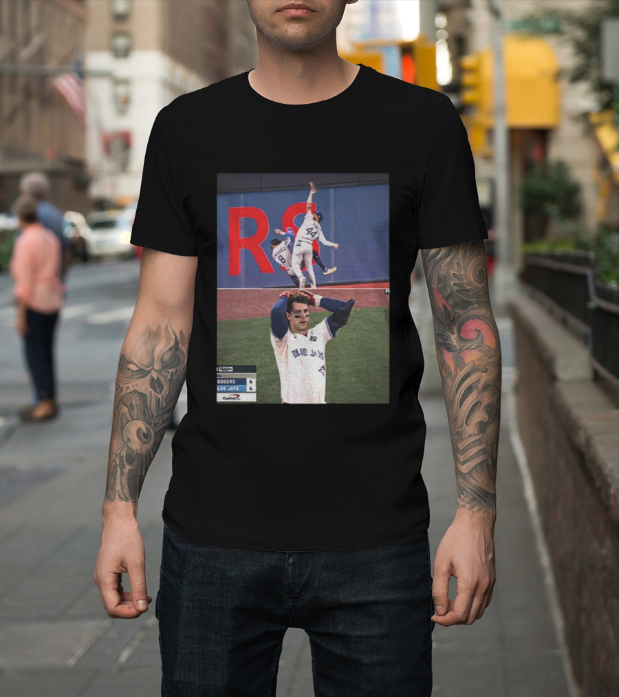 Los Angeles Dodgers Blue Jays Epic World Series Catch 2025 T-Shirt