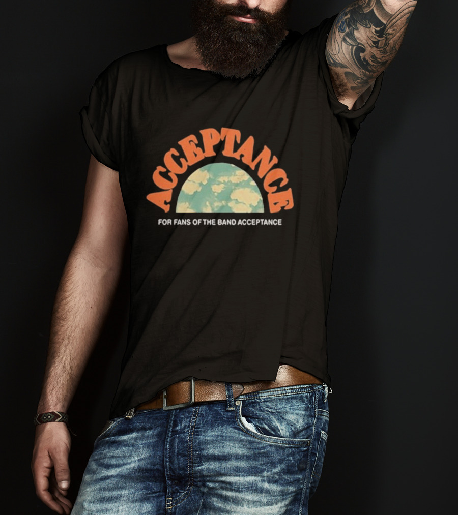 ACCEPTANCE Clouds Logo For Fans Of The Band Acceptance T-Shirt