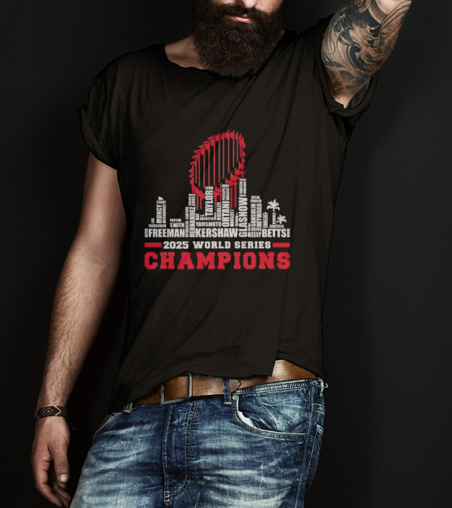 Philadelphia Phillies 2023 World Series Champions Skyline Celebration T-Shirt