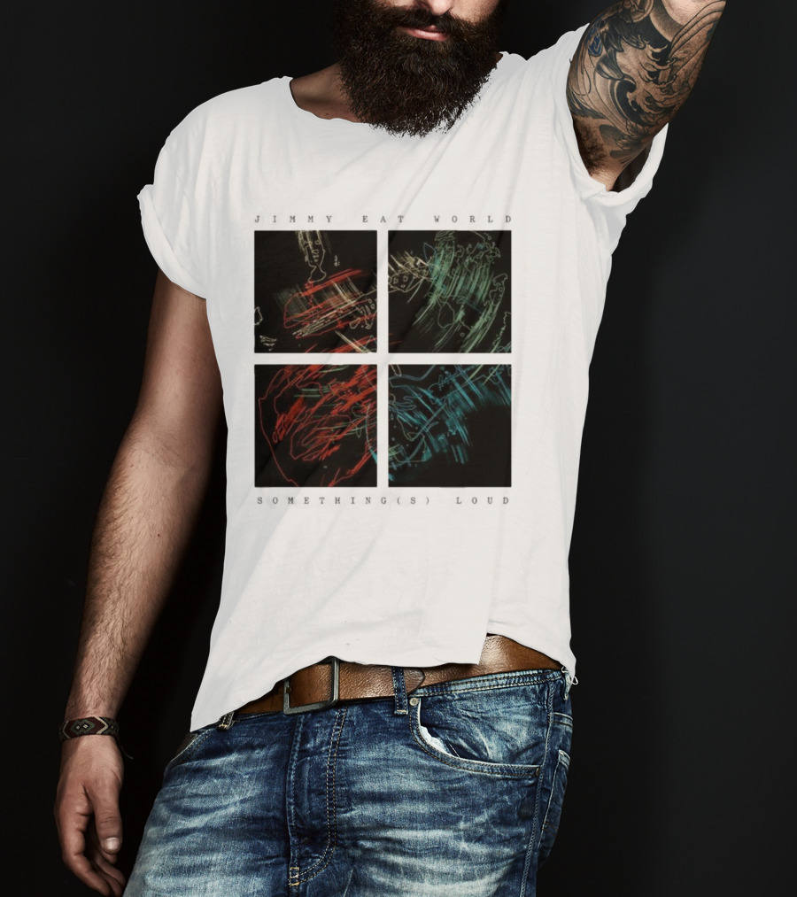 Jimmy Eat World Somethings Loud Quad Abstract Art T-Shirt