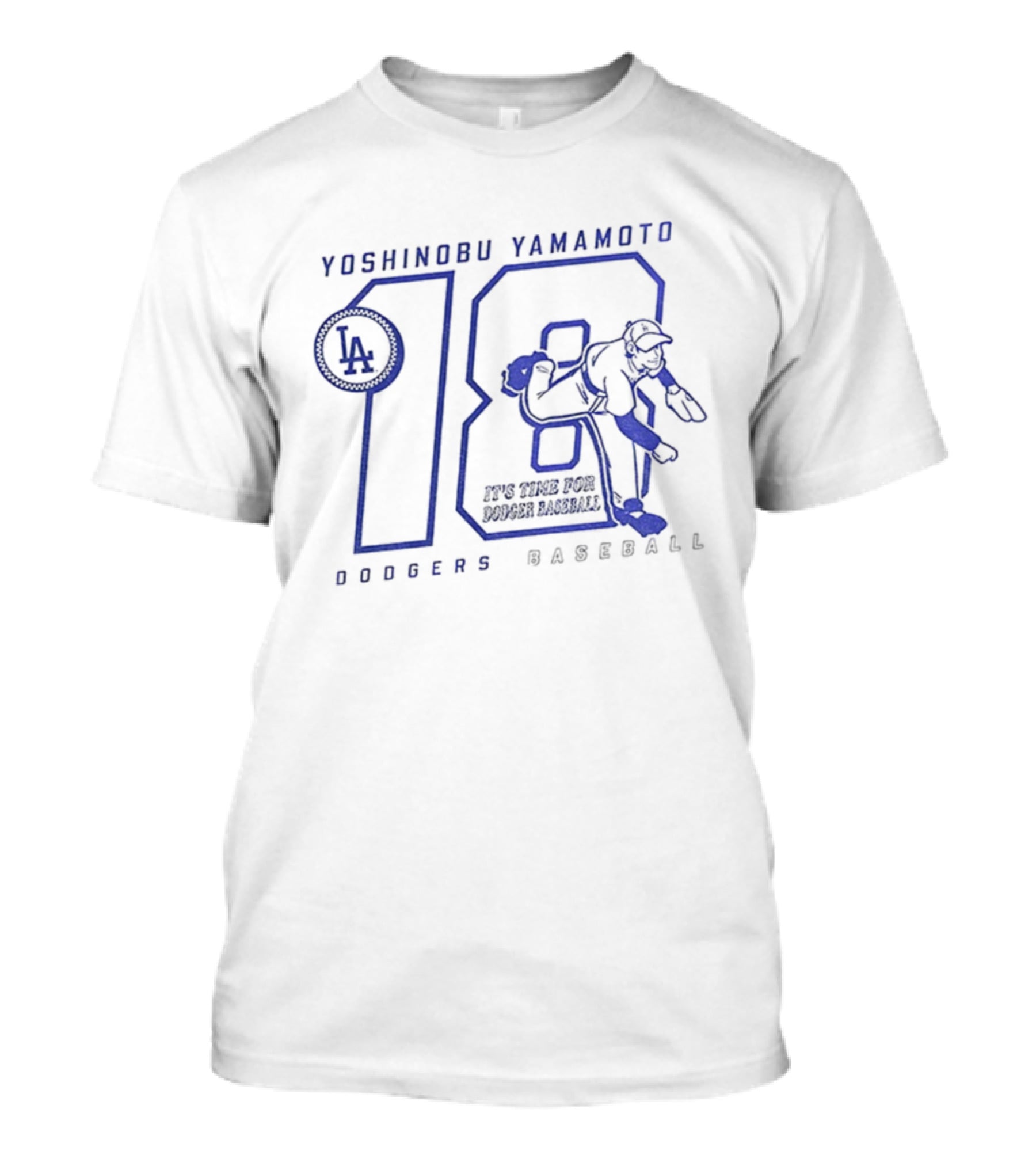Yoshinobu Yamamoto 18 Los Angeles Dodgers Baseball MLB 2025 T-Shirt