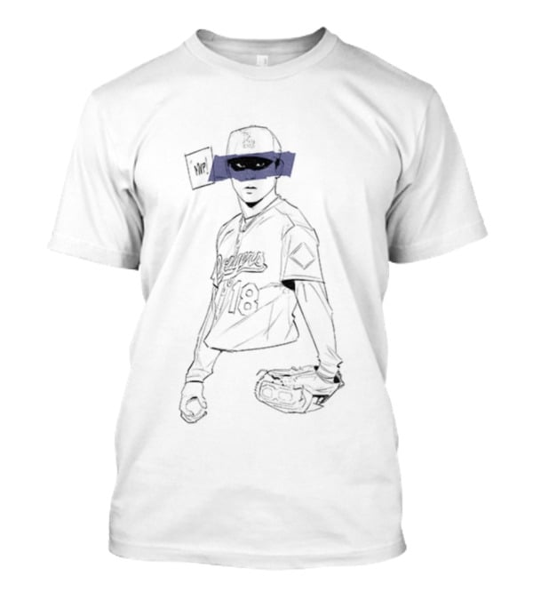 Yoshinobu Yamamoto MVP World Series Black Eyes Man Baseball Pitcher Japan T-Shirt