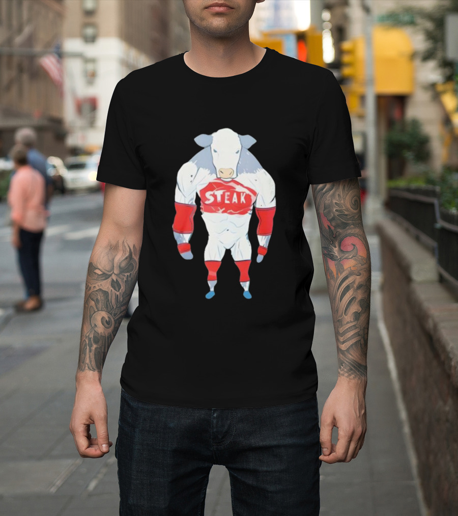 Dr Shawn Baker Cow Steak Muscle Beef Athlete T-Shirt
