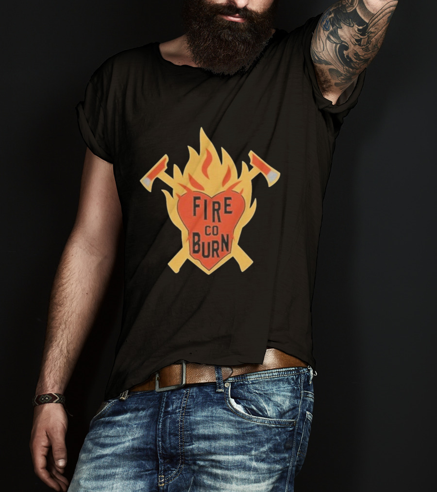 Fire Country Sharon Fire Co Burn Axes And Flames T-Shirt