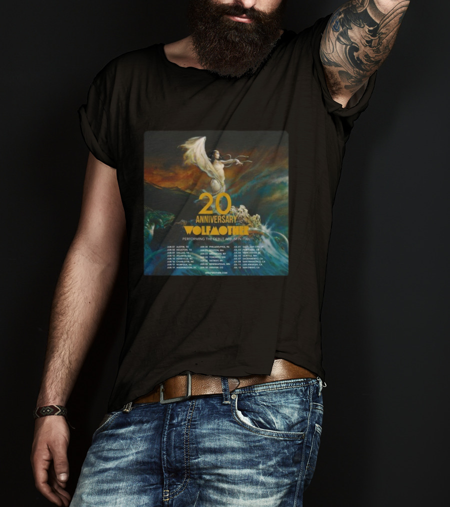 Wolfmother 20th Anniversary Performing Debut Album In Full 2026 USA Tour Dates T-Shirt