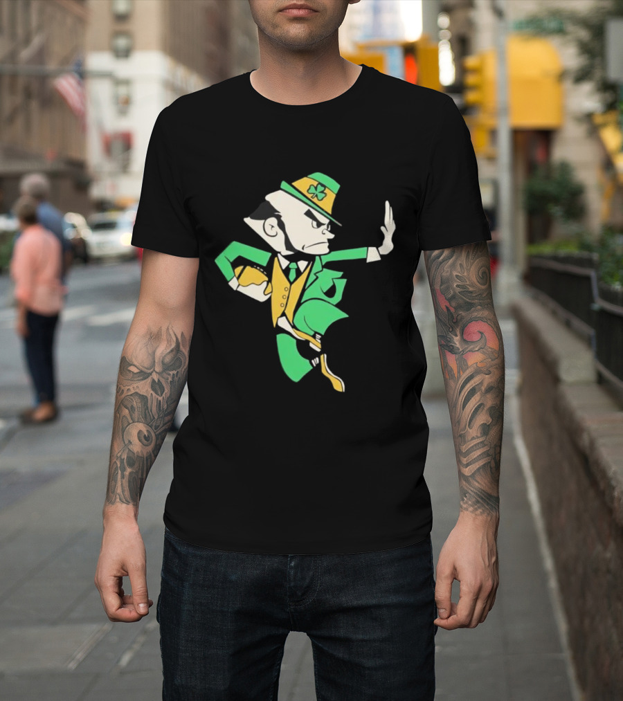 Notre Dame Fighting Irish Traditional Leprechaun Mascot T-Shirt