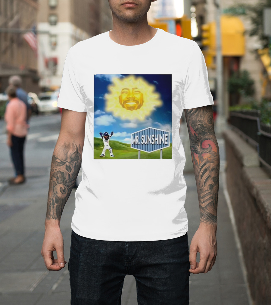 Dodgers Celebration Mini Mr. Sunshine LA Baseball Player T-Shirt