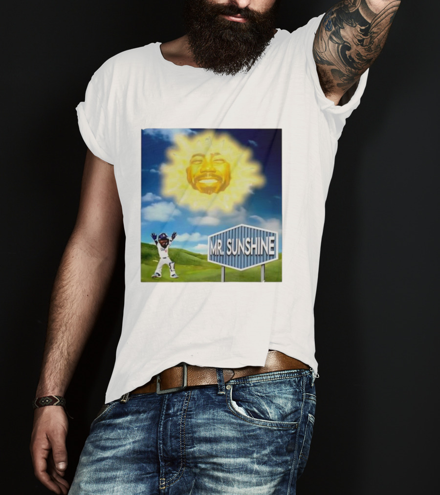 Dodgers Celebration Mini Mr. Sunshine LA Baseball Player T-Shirt
