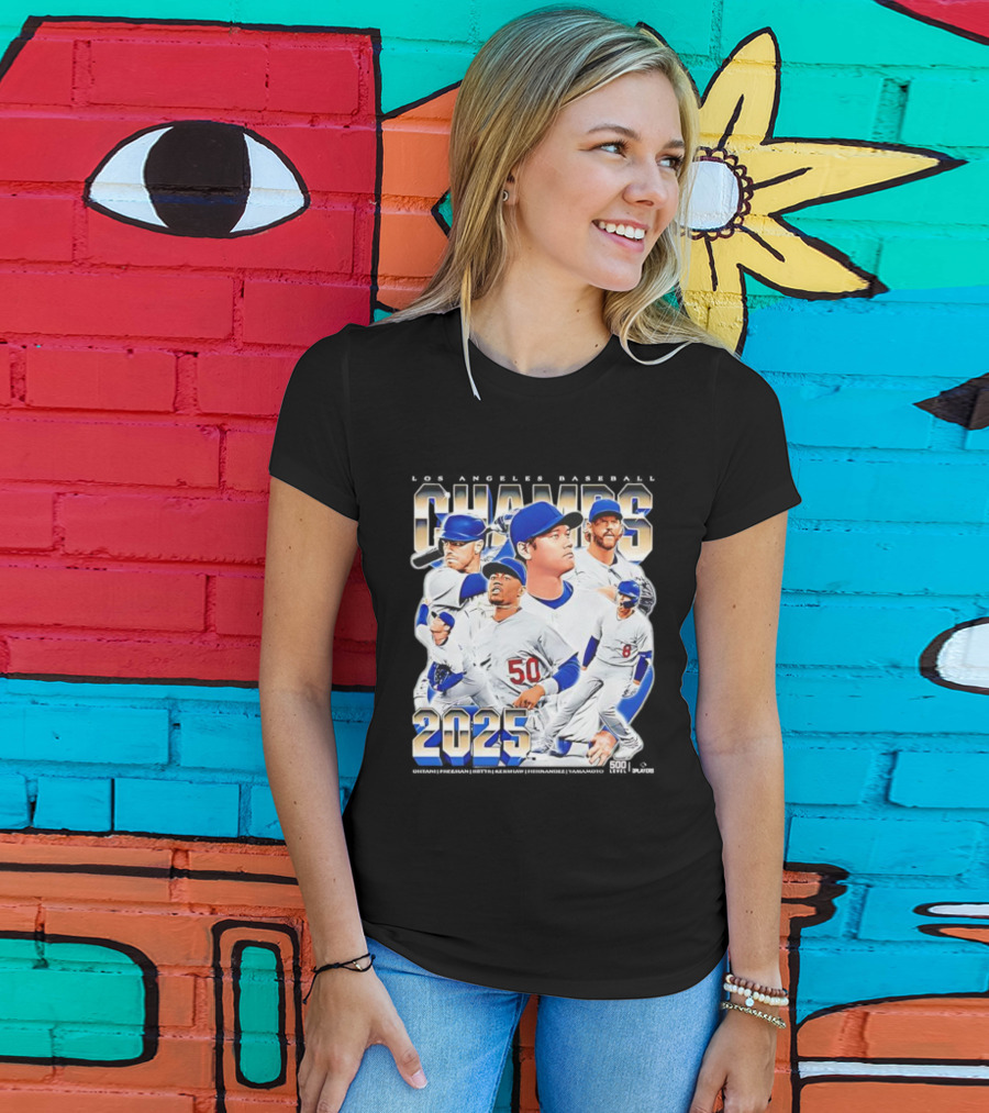 Los Angeles Baseball Champs 2025 Vintage T-Shirt