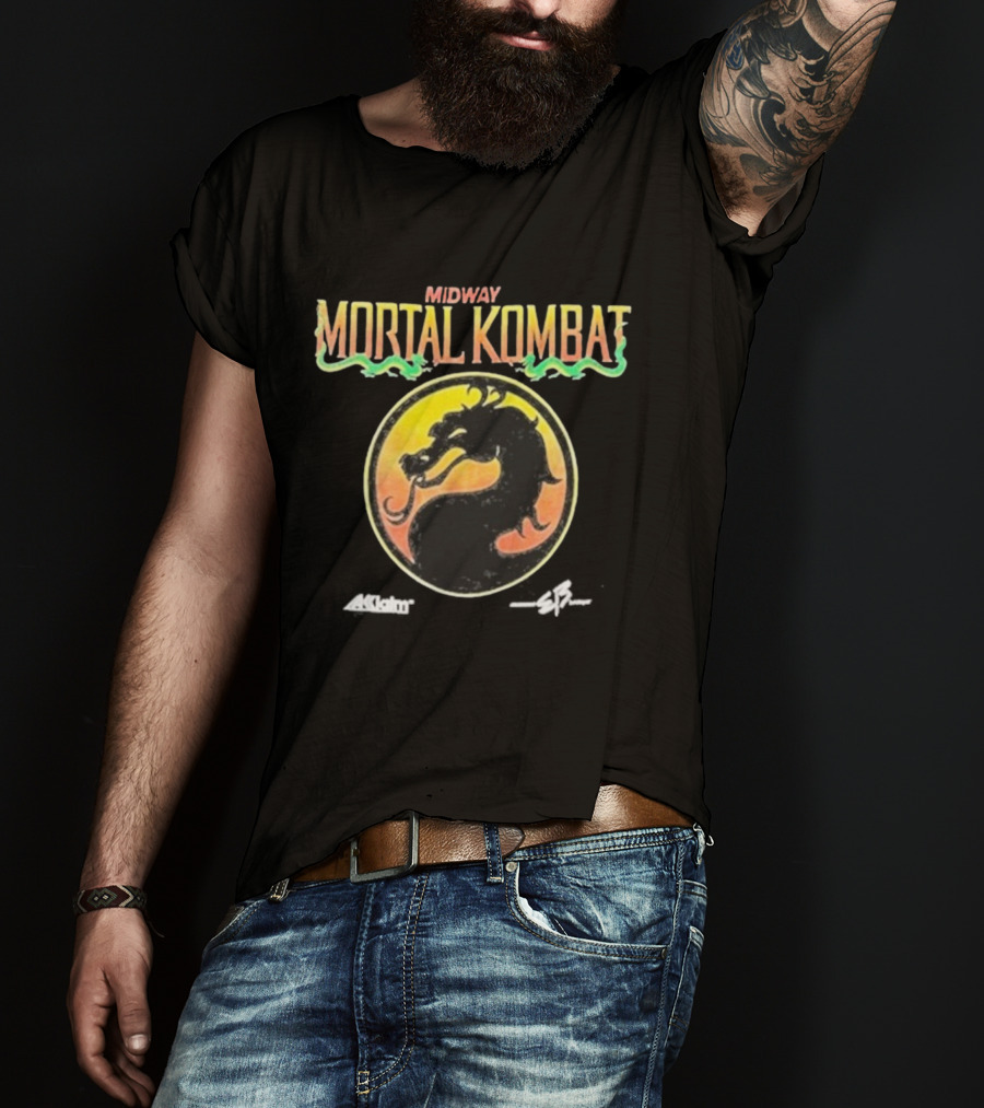 Midway Mortal Kombat Dragon Emblem T-Shirt