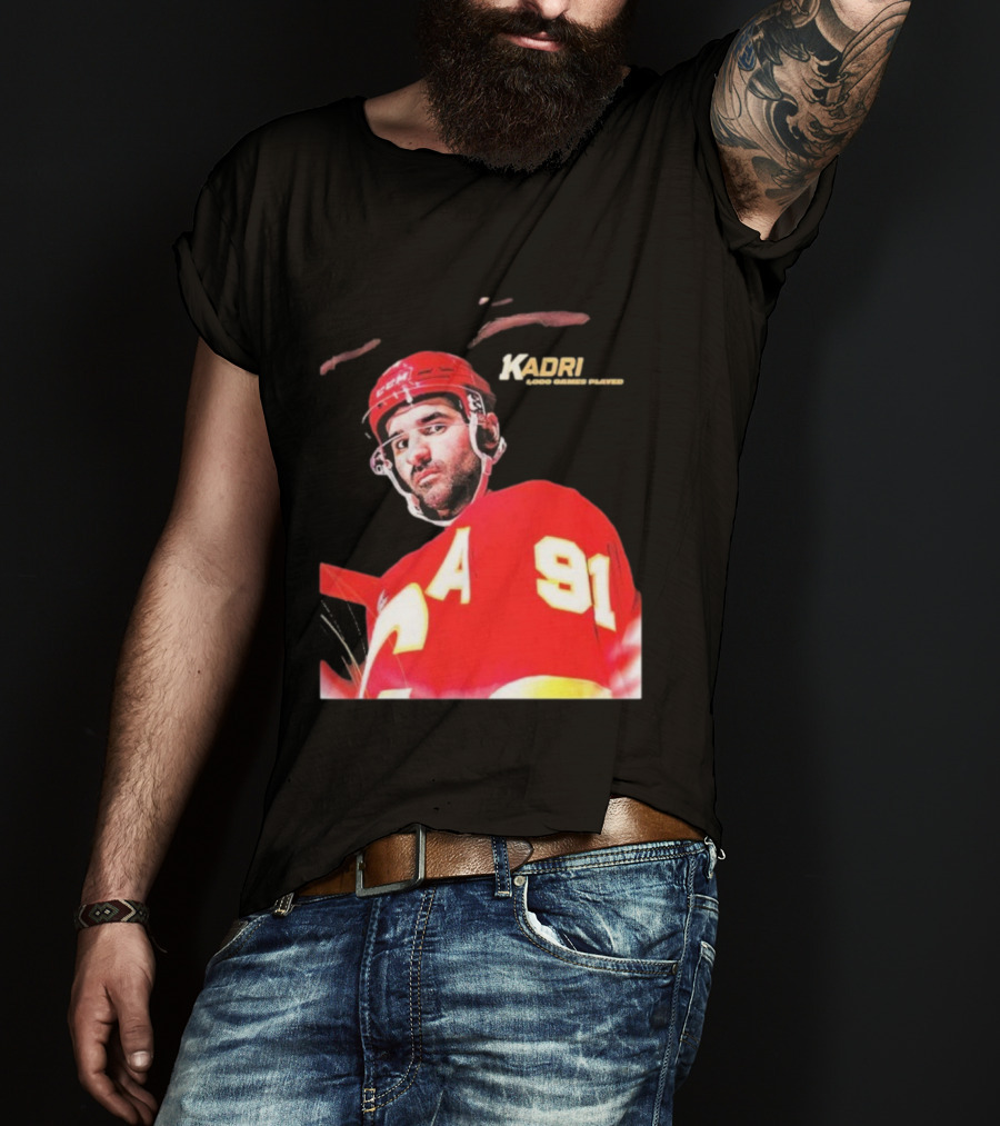 Kadri Calgary Hockey 91 Achievement Milestone T-Shirt