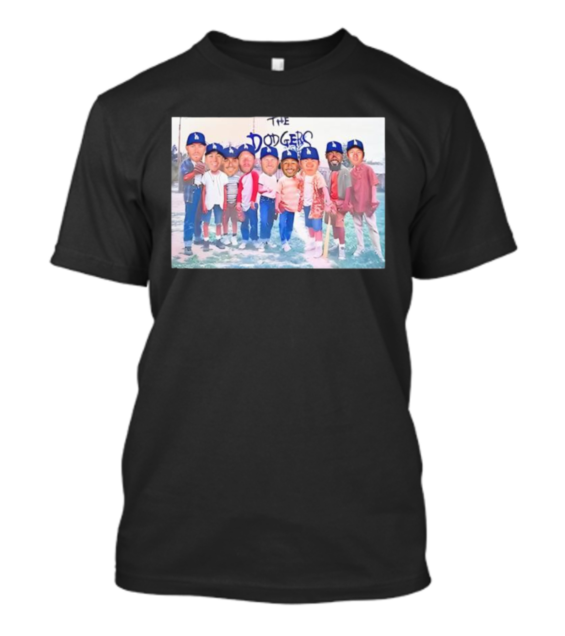 The Dodgers Team Meme Vintage Baseball Cap Group T-Shirt