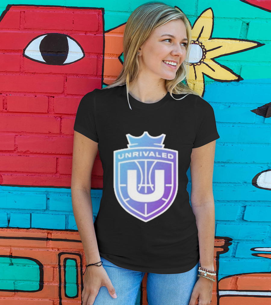 Unrivaled Gradient Basketball Crest T-Shirt