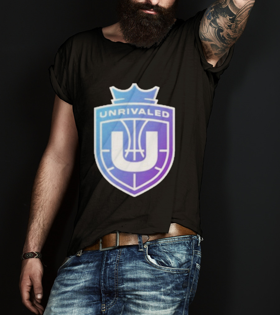 Unrivaled Gradient Basketball Crest T-Shirt