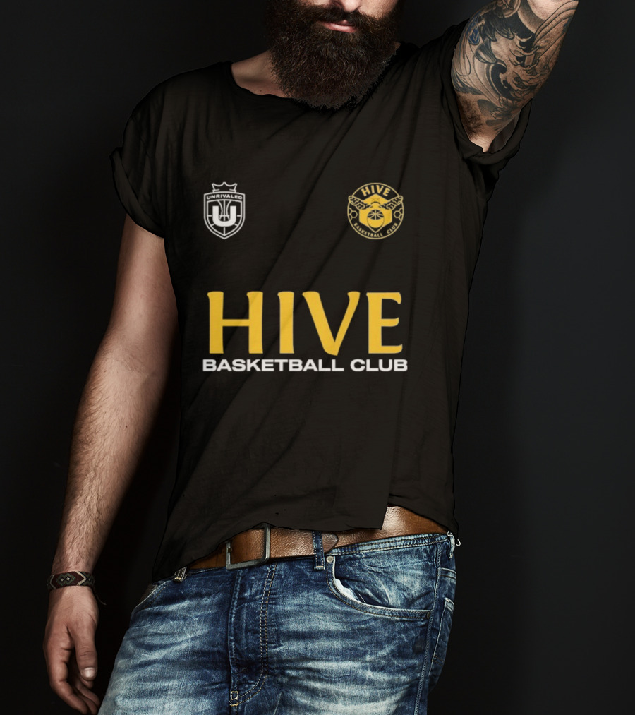 Unrivaled Hive Basketball Club Hive Classic Emblem Collaboration T-Shirt