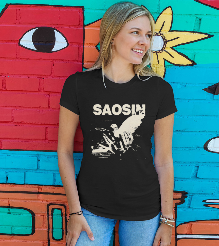 SAOSIN Bird Imagery Vintage Style T-Shirt