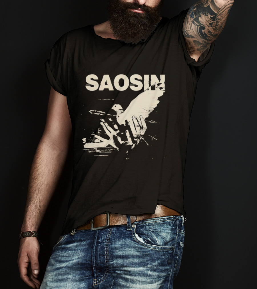 SAOSIN Bird Imagery Vintage Style T-Shirt