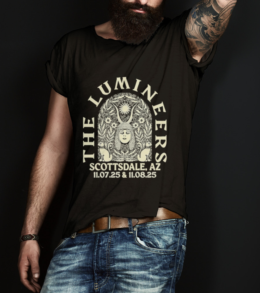 The Lumineers Scottsdale AZ November 7 And 8 2025 Dreamy Draw Festival T-Shirt