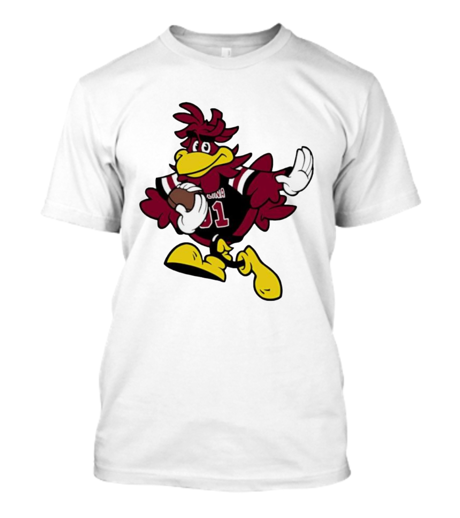 University Of South Carolina Cocky 01 Football Mascot T-Shirt