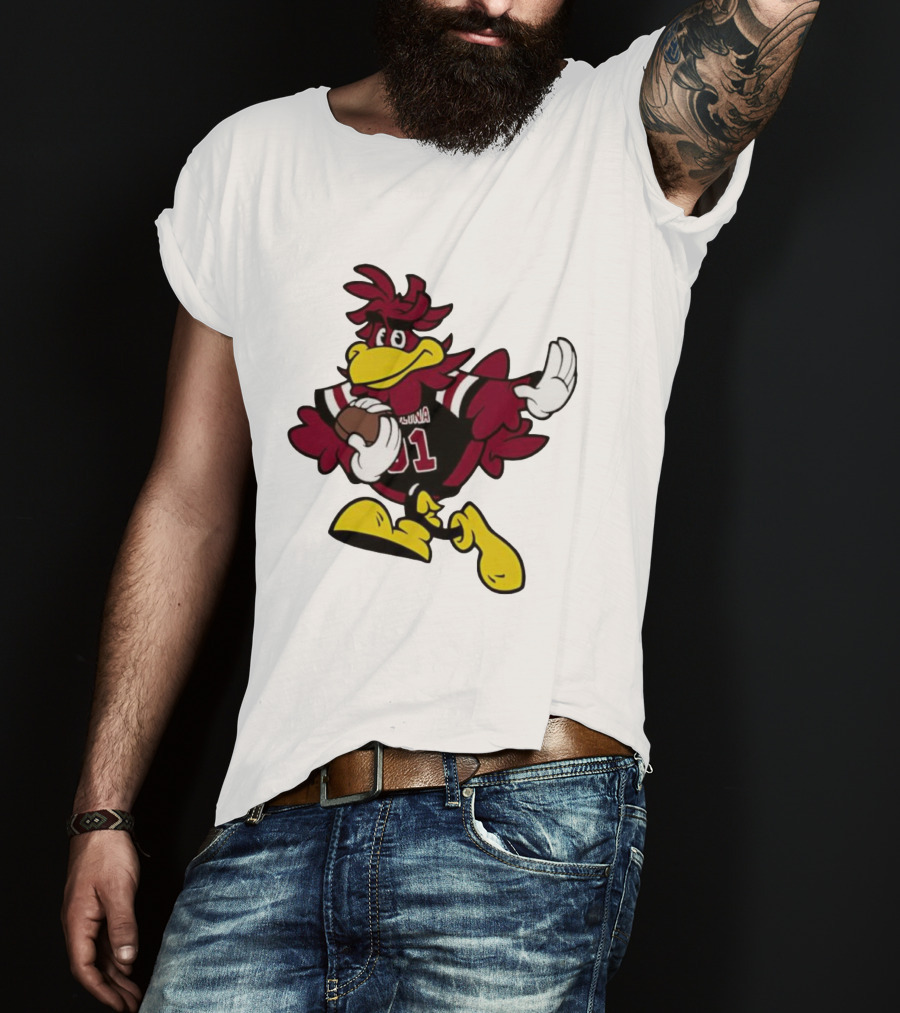 University Of South Carolina Cocky 01 Football Mascot T-Shirt