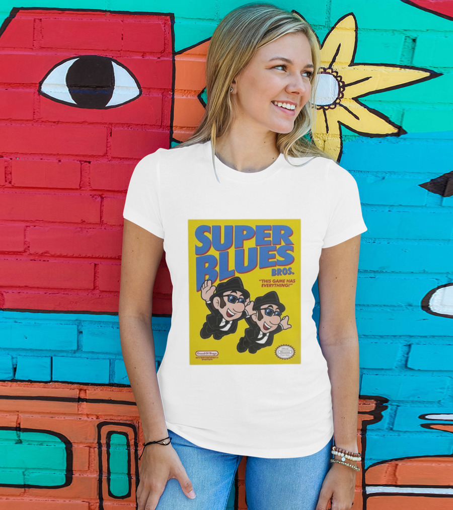 Super Blues Bros This Game Has Everything Good Ol Boys Entertainment System T-Shirt