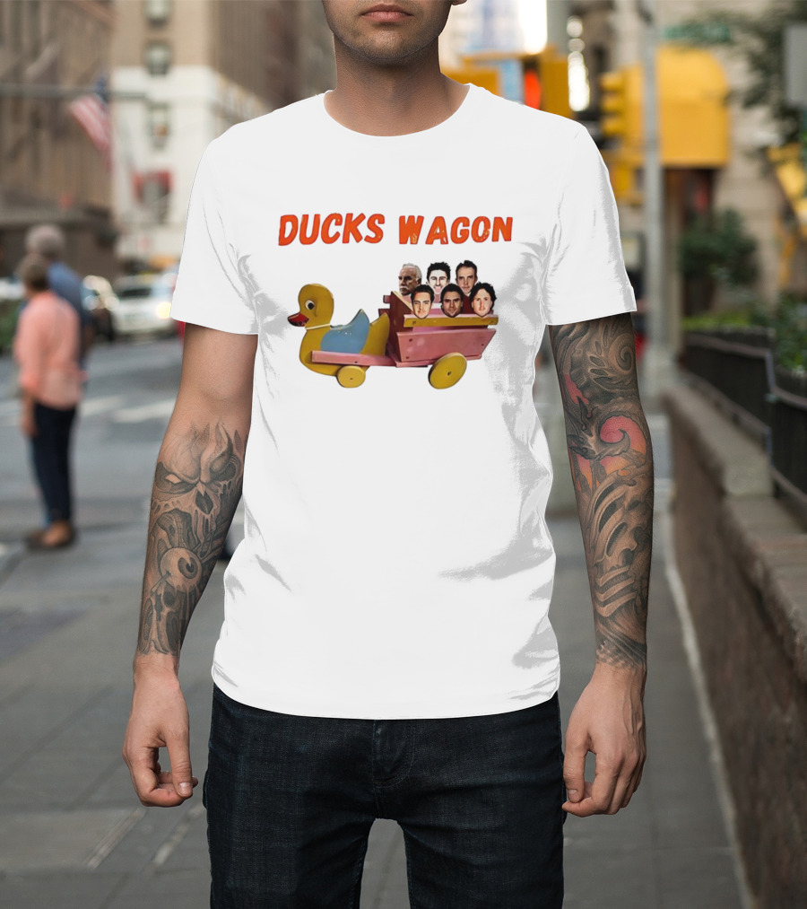 Anaheim Ducks Wagon With Faces T-Shirt