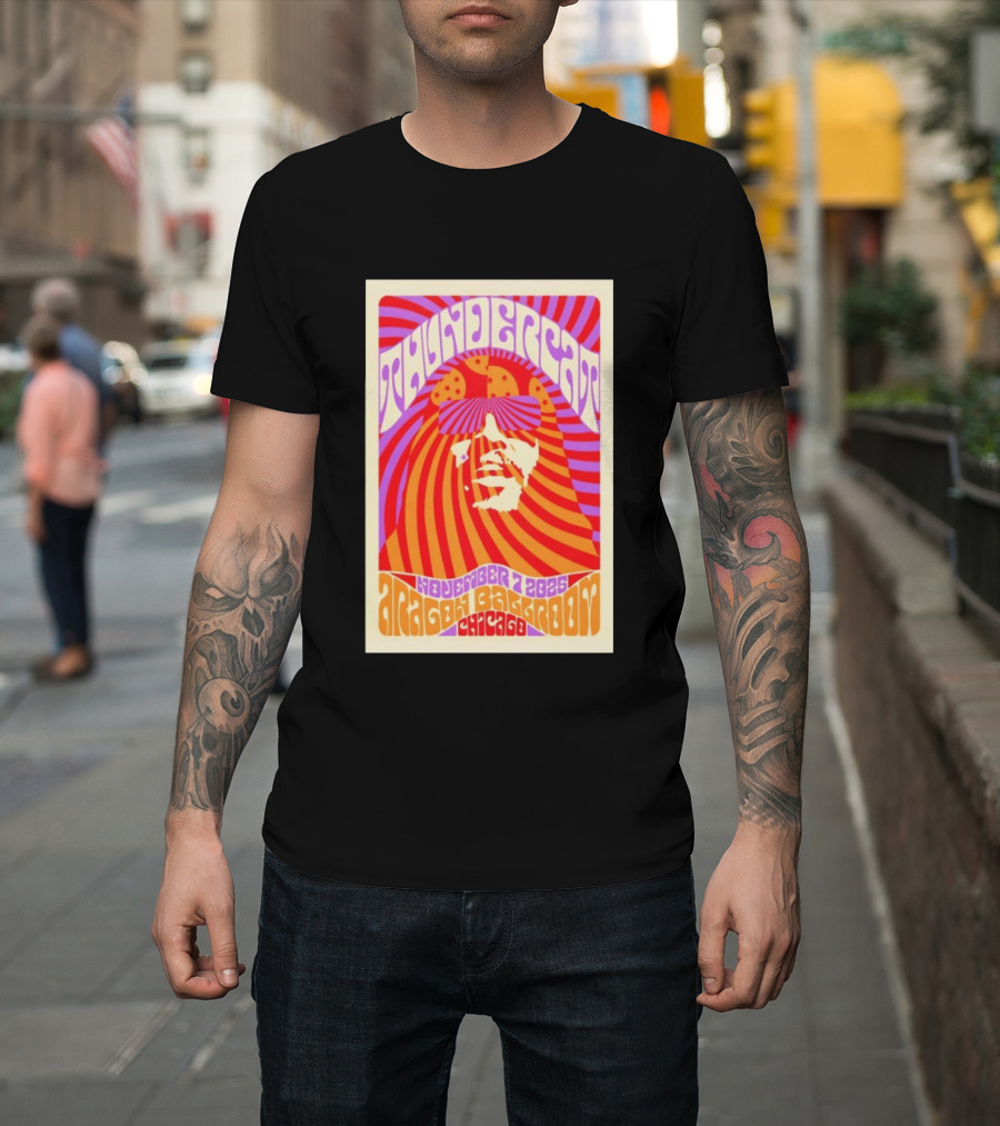 Thundercat November 2025 Aragon Ballroom Chicago Psychedelic Tour T-Shirt