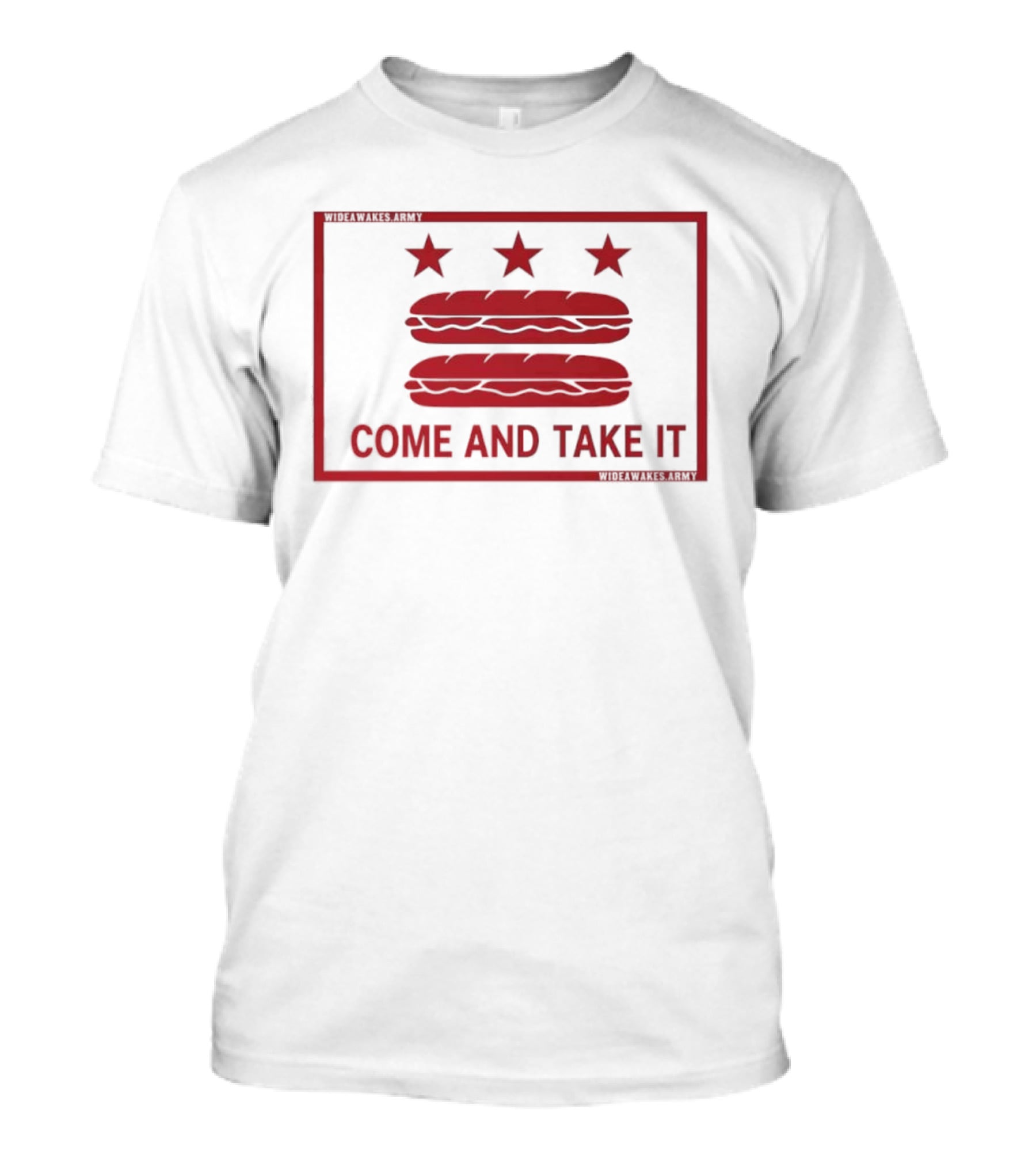 DC Flag Come And Take It Sandwich Stars Protest T-Shirt