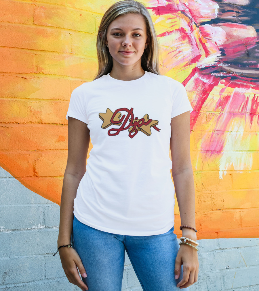 Djo Another Bite Tour 2025 Star Icons Red Letters T-Shirt