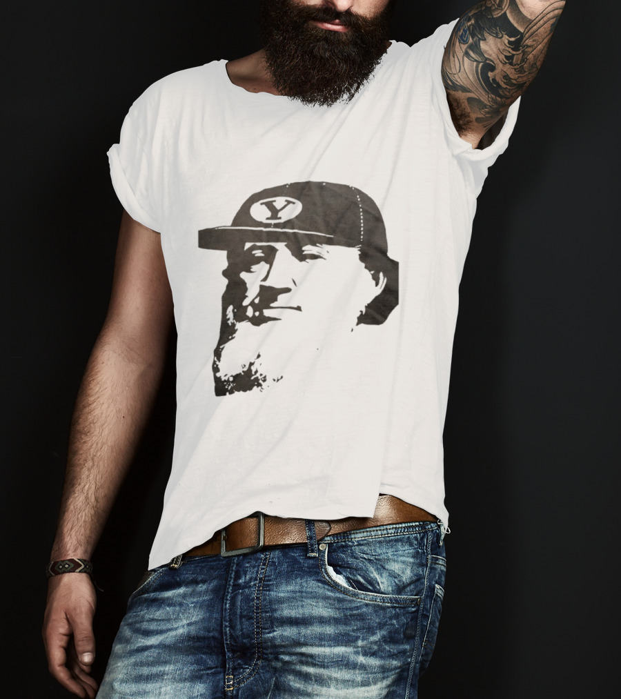 Flat Brim Brigham Young University Y Cougars Hat T-Shirt