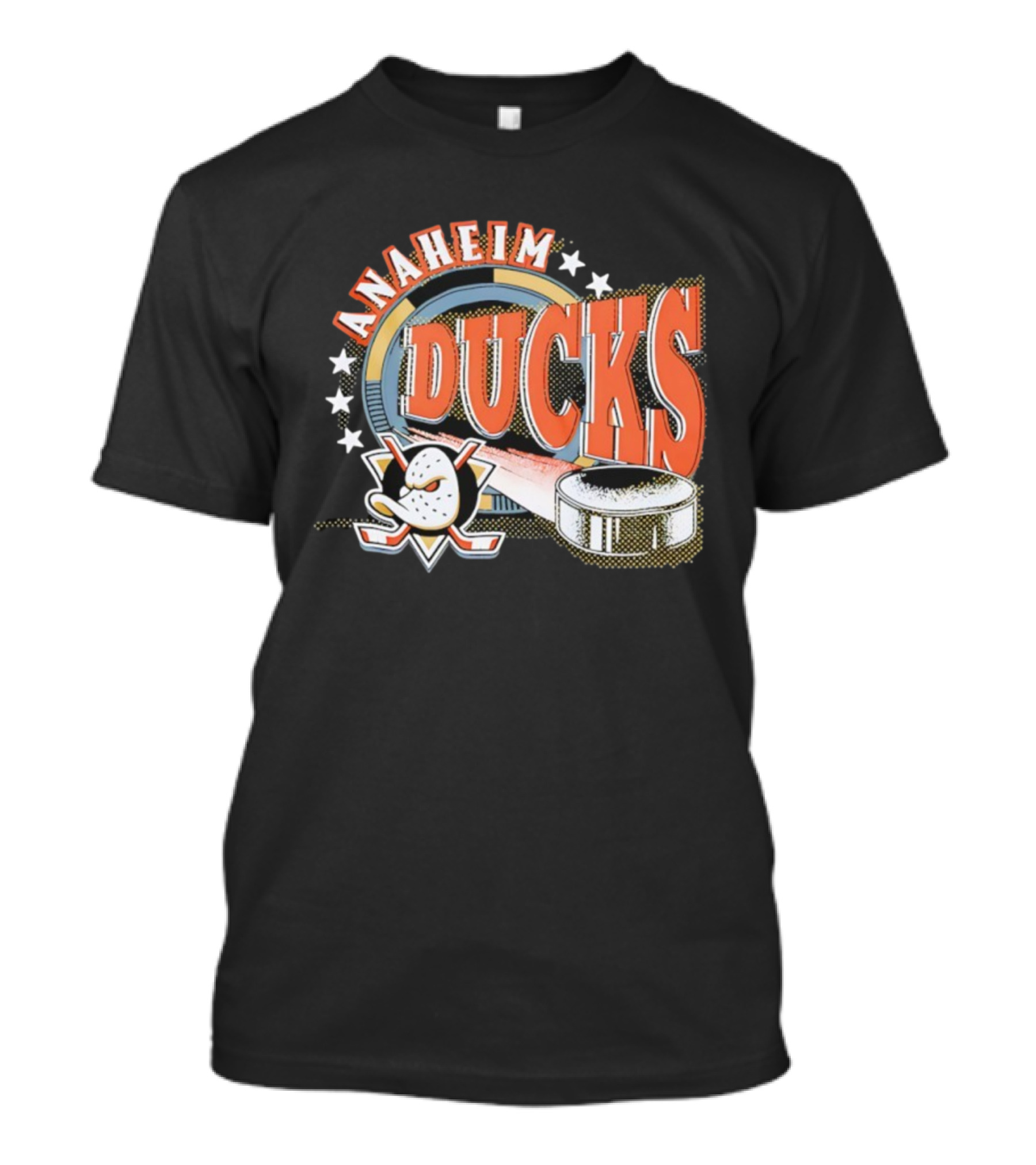 Anaheim Ducks Hockey Mask Puck NHL Team T-Shirt