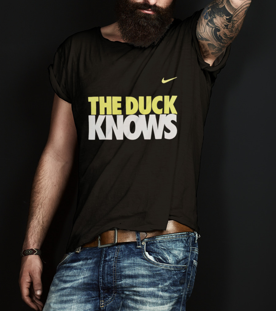The Duck Knows Oregon Ducks Nike T-Shirt
