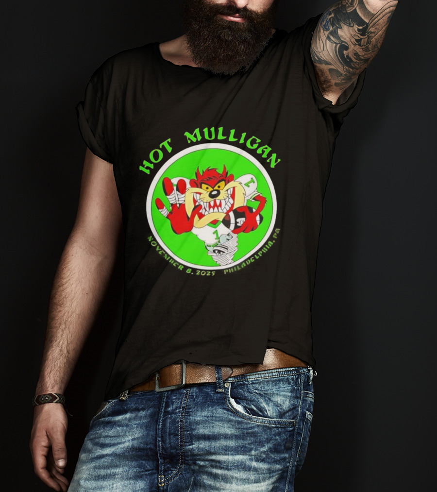 Hot Mulligan The Fillmore Philadelphia Nov 8th 2025 Looney Tunes Character T-Shirt