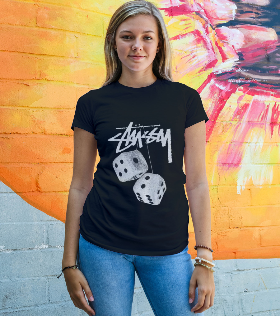 Stussy Hanging Dice Vintage Style T-Shirt